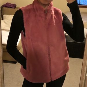 J. Crew Furry Vest